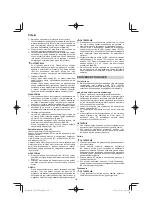 Preview for 152 page of Hitachi CG 25EUP2 Handling Instructions Manual