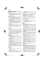 Preview for 176 page of Hitachi CG 25EUP2 Handling Instructions Manual