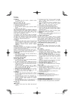 Preview for 178 page of Hitachi CG 25EUP2 Handling Instructions Manual