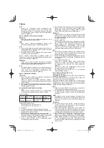 Preview for 186 page of Hitachi CG 25EUP2 Handling Instructions Manual