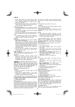 Preview for 188 page of Hitachi CG 25EUP2 Handling Instructions Manual