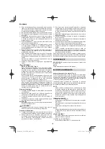 Preview for 196 page of Hitachi CG 25EUP2 Handling Instructions Manual