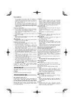 Preview for 208 page of Hitachi CG 25EUP2 Handling Instructions Manual