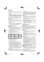 Preview for 220 page of Hitachi CG 25EUP2 Handling Instructions Manual