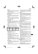 Preview for 243 page of Hitachi CG 25EUP2 Handling Instructions Manual