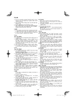 Preview for 244 page of Hitachi CG 25EUP2 Handling Instructions Manual