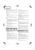 Preview for 10 page of Hitachi CG 25EUS (L) Handling Instructions Manual