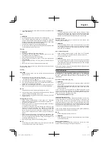 Предварительный просмотр 11 страницы Hitachi CG 25EUS (L) Handling Instructions Manual