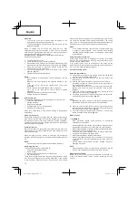 Preview for 12 page of Hitachi CG 25EUS (L) Handling Instructions Manual