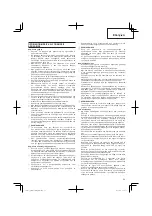 Preview for 29 page of Hitachi CG 25EUS (L) Handling Instructions Manual