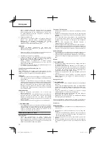 Preview for 32 page of Hitachi CG 25EUS (L) Handling Instructions Manual