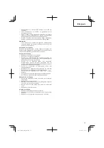 Preview for 35 page of Hitachi CG 25EUS (L) Handling Instructions Manual