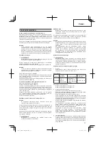 Preview for 43 page of Hitachi CG 25EUS (L) Handling Instructions Manual