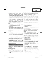 Preview for 45 page of Hitachi CG 25EUS (L) Handling Instructions Manual