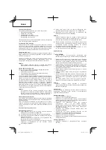 Preview for 46 page of Hitachi CG 25EUS (L) Handling Instructions Manual