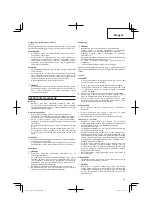 Preview for 55 page of Hitachi CG 25EUS (L) Handling Instructions Manual