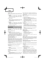 Preview for 56 page of Hitachi CG 25EUS (L) Handling Instructions Manual