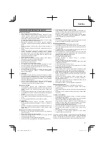 Preview for 63 page of Hitachi CG 25EUS (L) Handling Instructions Manual