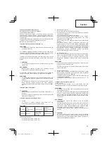 Preview for 65 page of Hitachi CG 25EUS (L) Handling Instructions Manual