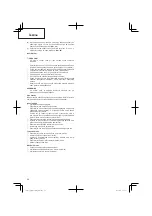 Preview for 68 page of Hitachi CG 25EUS (L) Handling Instructions Manual