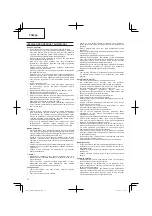 Preview for 74 page of Hitachi CG 25EUS (L) Handling Instructions Manual