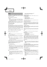 Preview for 78 page of Hitachi CG 25EUS (L) Handling Instructions Manual