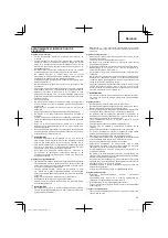 Preview for 85 page of Hitachi CG 25EUS (L) Handling Instructions Manual