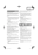 Preview for 87 page of Hitachi CG 25EUS (L) Handling Instructions Manual