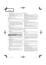 Preview for 88 page of Hitachi CG 25EUS (L) Handling Instructions Manual