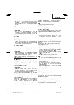 Preview for 89 page of Hitachi CG 25EUS (L) Handling Instructions Manual