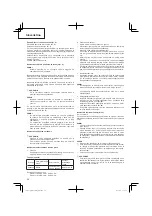 Preview for 98 page of Hitachi CG 25EUS (L) Handling Instructions Manual