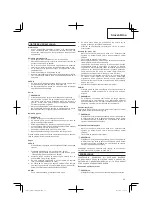 Preview for 99 page of Hitachi CG 25EUS (L) Handling Instructions Manual