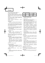 Preview for 110 page of Hitachi CG 25EUS (L) Handling Instructions Manual