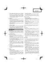 Preview for 111 page of Hitachi CG 25EUS (L) Handling Instructions Manual