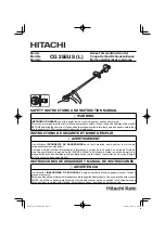 Hitachi CG 25EUS L Safety Instructions And Instruction Manual preview