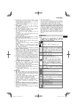 Preview for 33 page of Hitachi CG 25SC Handling Instructions Manual