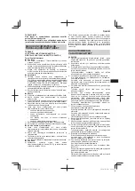 Preview for 49 page of Hitachi CG 25SC Handling Instructions Manual