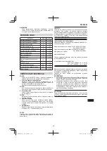 Preview for 101 page of Hitachi CG 25SC Handling Instructions Manual