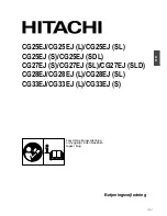 Preview for 34 page of Hitachi CG 27EJ (S) Owner'S Manual