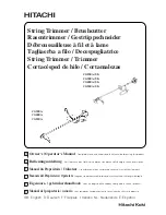 Предварительный просмотр 1 страницы Hitachi CG 32EA (SL) Owner'S/Operator'S Manual