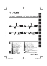 Hitachi Cg 36dal Handling Instructions Manual preview