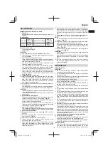 Предварительный просмотр 15 страницы Hitachi Cg 36dal Handling Instructions Manual