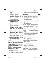 Preview for 21 page of Hitachi Cg 36dal Handling Instructions Manual