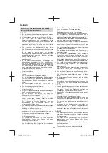 Preview for 22 page of Hitachi Cg 36dal Handling Instructions Manual