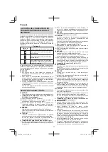 Preview for 44 page of Hitachi Cg 36dal Handling Instructions Manual