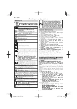 Preview for 110 page of Hitachi Cg 36dal Handling Instructions Manual