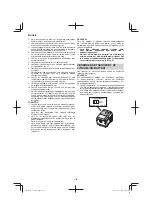 Предварительный просмотр 128 страницы Hitachi Cg 36dal Handling Instructions Manual