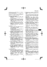 Preview for 167 page of Hitachi Cg 36dal Handling Instructions Manual