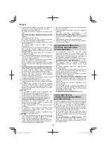 Предварительный просмотр 202 страницы Hitachi Cg 36dal Handling Instructions Manual