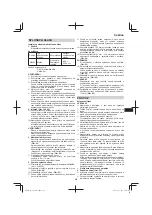 Preview for 223 page of Hitachi Cg 36dal Handling Instructions Manual